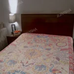 Buy Pink Yellow Blue Reversible Bed Cover Online