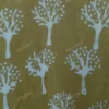 Buy Mustard and Beige Tree Block Print Short Kurti Online