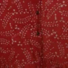 Buy Red & Beige Leaves Block Printed Short Kurti Online