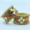 Buy Multicolored Golden Seep Kada Set Online