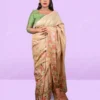 Buy Tussar Reshami Hand Embroidered Saree Online