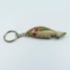 Wooden Fish Hand Painted Key Chain