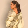 Buy White Bishnupur Pure Katan White Silk saree Online
