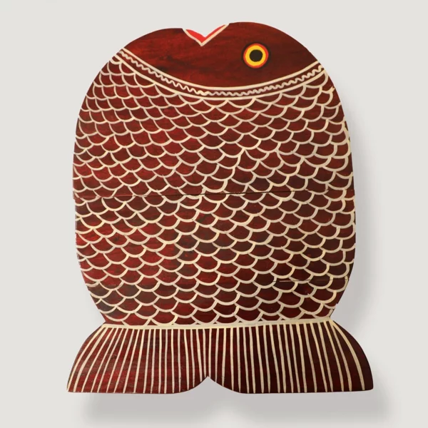 Fish Wooden HandPainted Folding Table