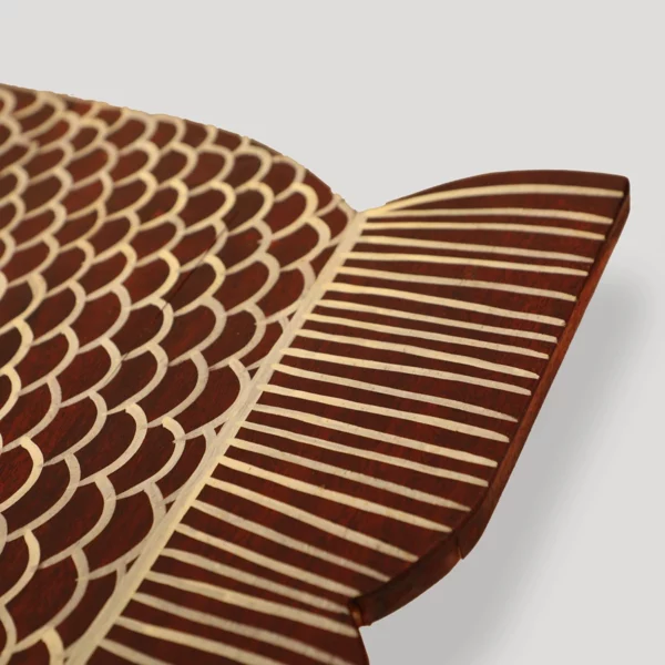 Fish Wooden HandPainted Folding Table