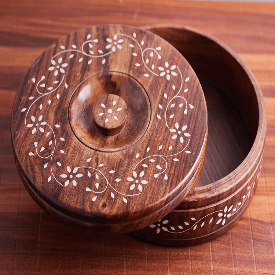 Wooden Roti Box