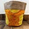 Yellow And Orange Jute Planter