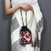 Black Beaded Patola Potli