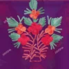 Buy Purple Kashmiri Hand Embroidery Kaftan Online