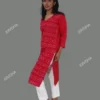 Red Handwoven Sambalpuri Cotton Kurta Online