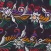 Buy Purple Hand Baatik Printed Cotton Saree Online