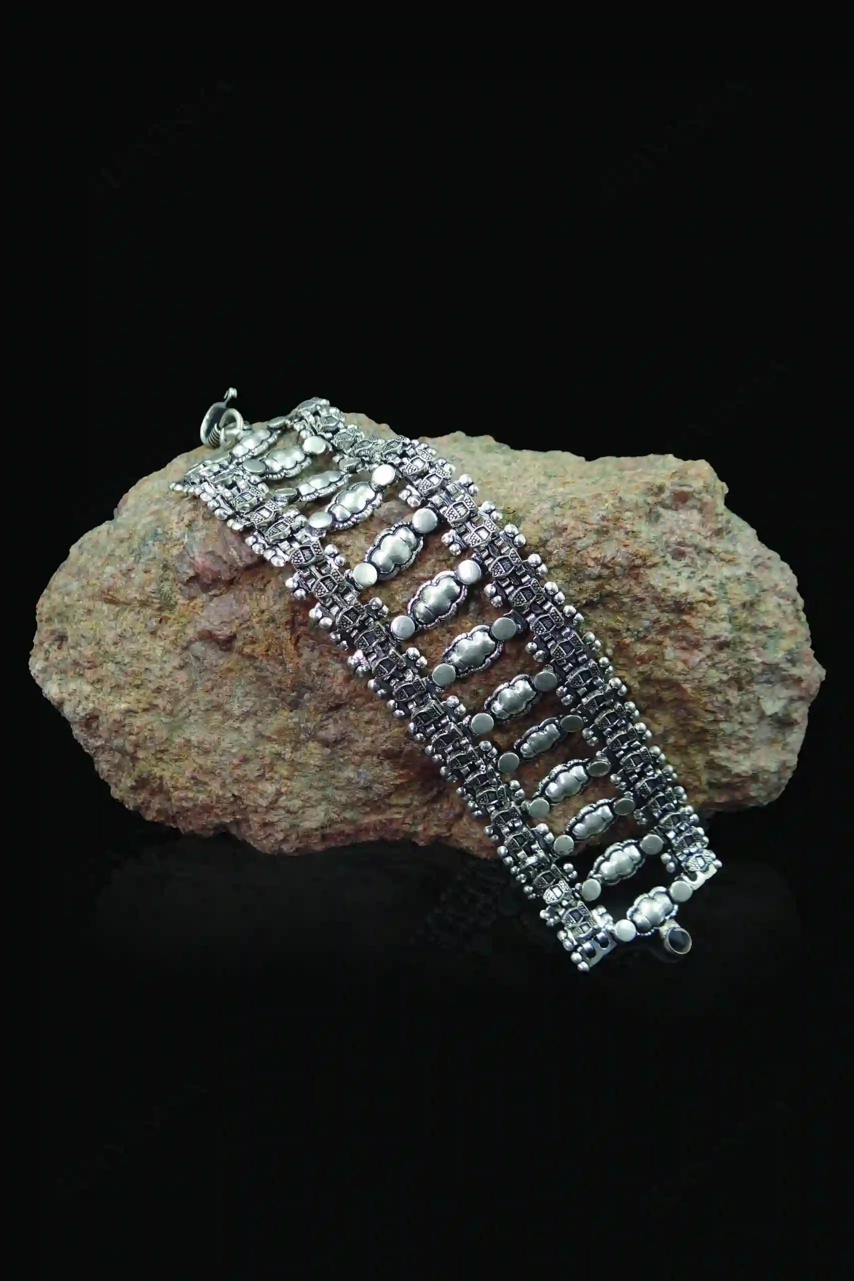 Buy Board German Silver Bracelet from Kashmir Online