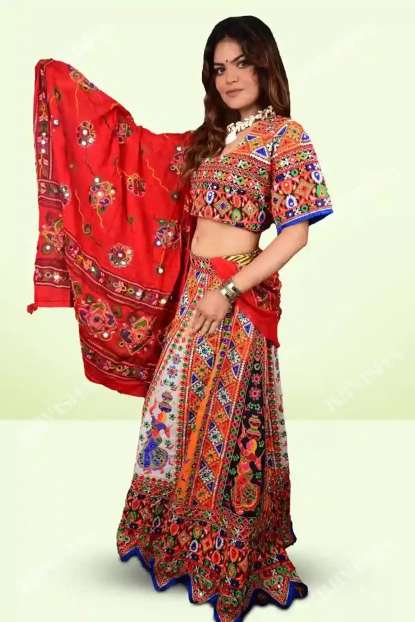 Buy Multi-Colored Lehenga Set Online