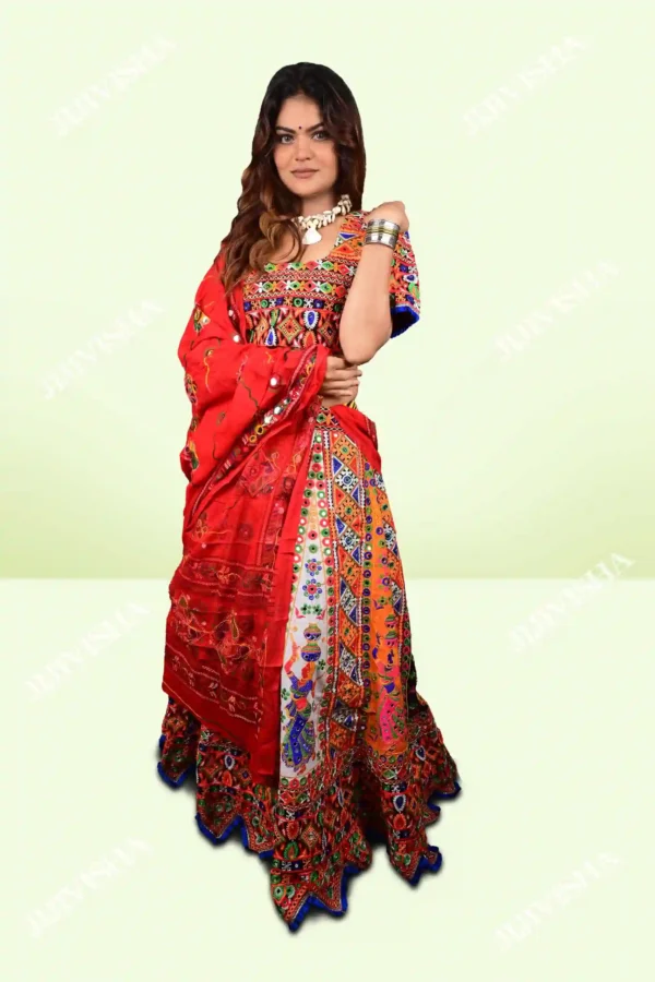 Buy Multi-Colored Lehenga Set Online