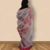 Buy Grey Jamdani Linen Saree Online