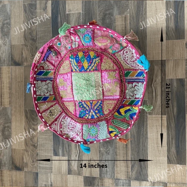 Buy Rosa Rangoli Bliss Pouf Online