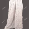 Buy White Chikankari Embroidery Panelled Palazzo Online