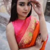 Buy Elegant Orange Patan Patola Silk Saree Online