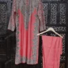 Buy Kashmiri Kurta pant set style In Peach Online