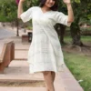Buy Tranquil Blue Stripe Kalacotton Tunic Online