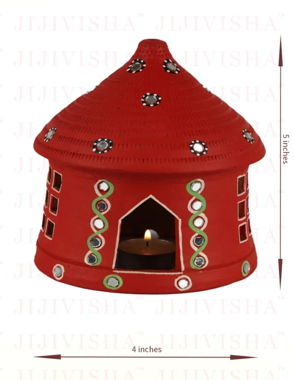 Buy Kutch Terracotta Hut Night Lamp Online