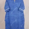 Buy Azure Hand Block Print Cotton Kurta Online