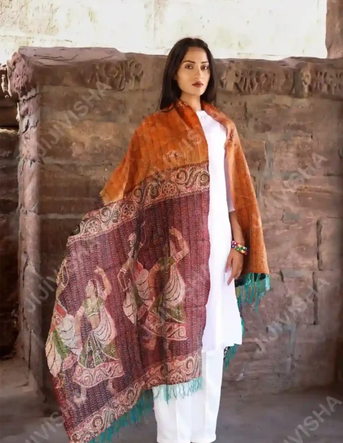 Buy Harvest Hues Silk Stole Online