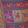 Buy Black Kani Weave Saree with Horse Riding Warriors Online