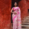 Buy Light Pink Kani Silk Saree with Raja Rani Motifs Online