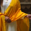 Buy Yellow Chanderi Silk Handwoven Dupatta Online