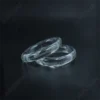 Celestial Spark Plain Transparent Belgium Crystal Glass Bangles